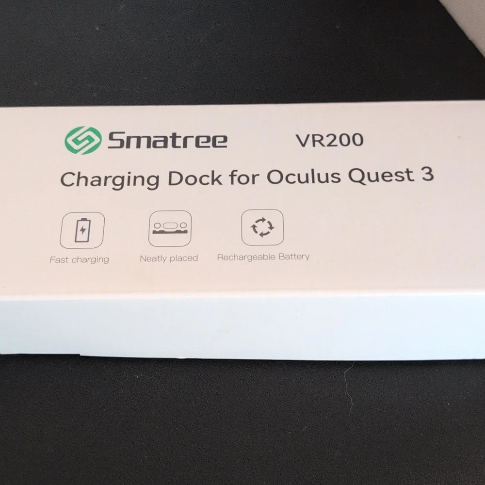 Charging Dock For Oculus Quest 3, White, Smatree, VR 200